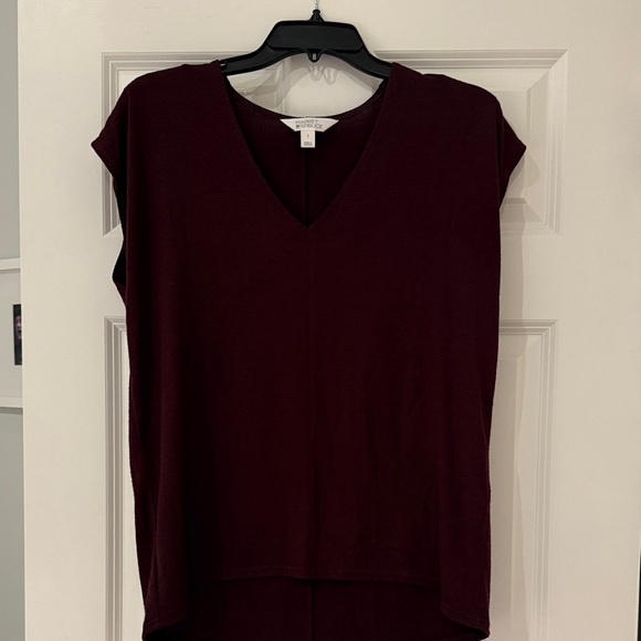 Market & Spruce Tops - Women's  Market&Spruce Burgundy Top